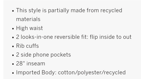 💕 PINK Victoria's Secret High Waist Reversible Sweat Pants Joggers Booty Logo L - Picture 5 of 7